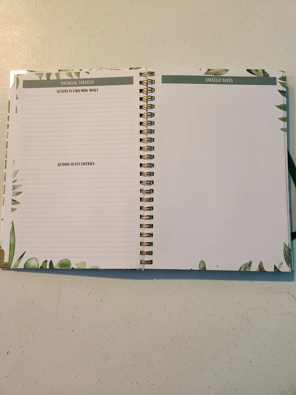 Zicoto Green Budget Planner Notebook